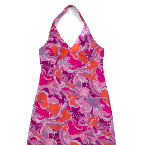 The Limited Stretch Halter Mod Pink Dress size 8 - Picture 3 of 9